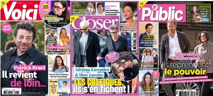 Voici voit Kylian Mbappé enamorado, Cosmo Shakira in love d’un toy-boy; Donald trouve Melania Trump "too big", Tom Cruise se rejoufflise; Christian Louboutin envoie Caroline de Monaco en l’air; Hailey Bieber se raieduckise, Dakota Johnson se free-chattise