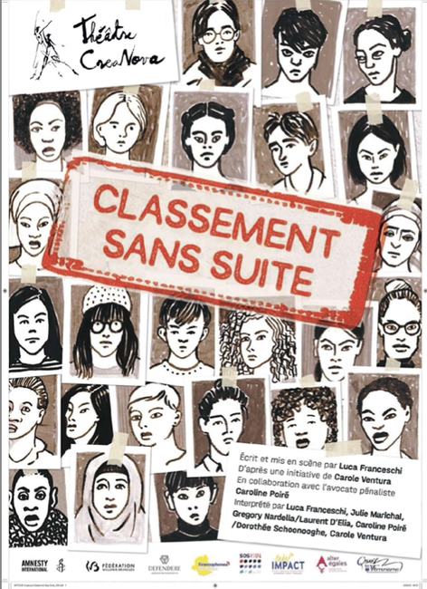 Classement sans suite, mise en scène de Luca Franceschi. Théâtre Crea Nova