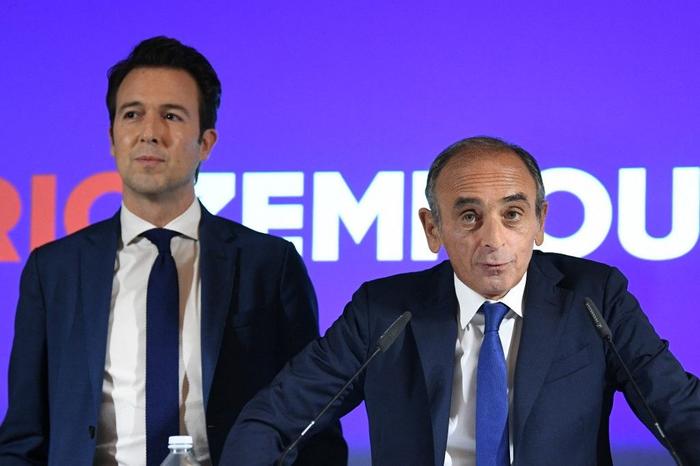 Eric Zemmour Guillaume Peltier AFP