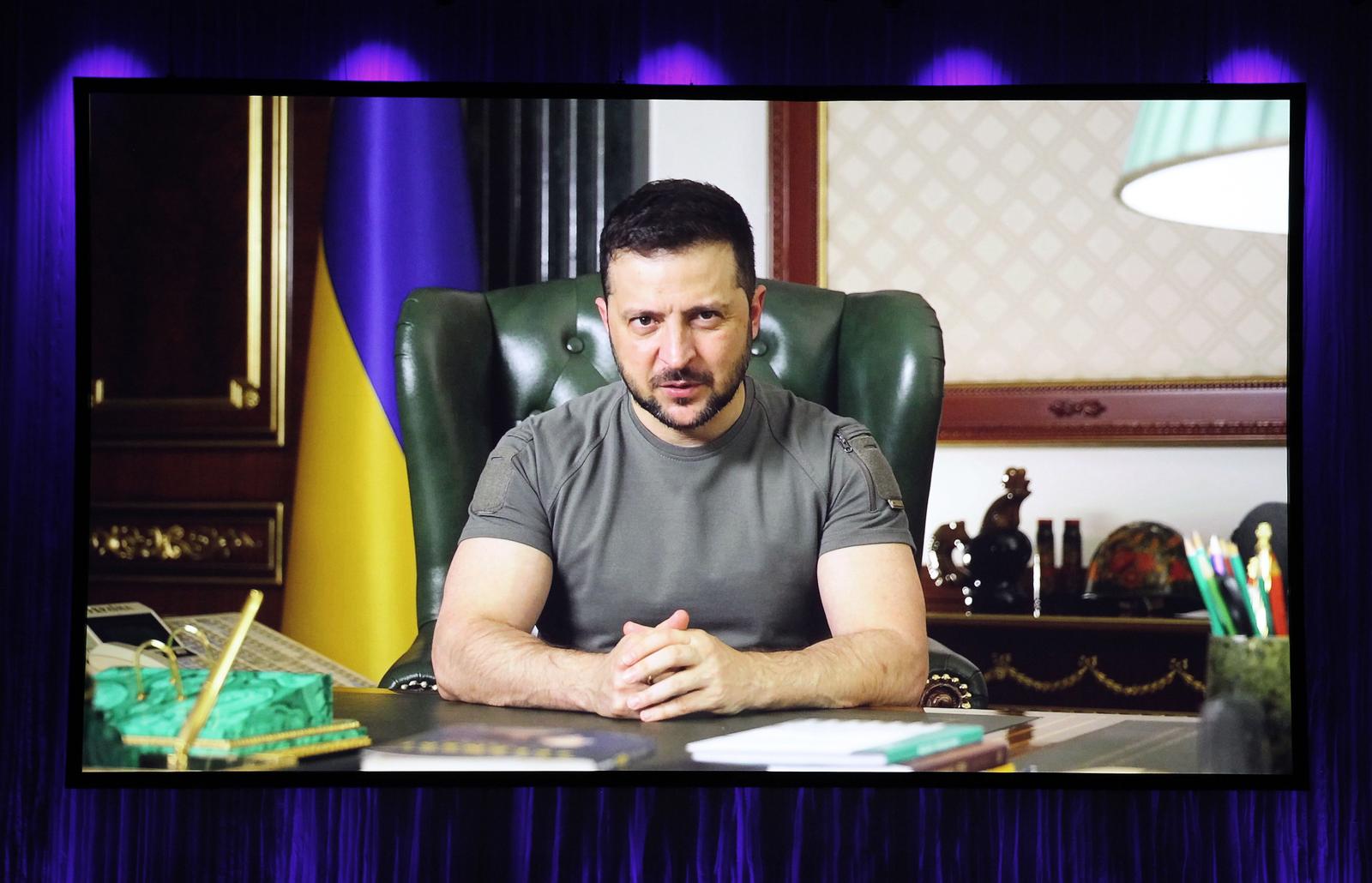 Volodymyr Zelensky portrait AFP