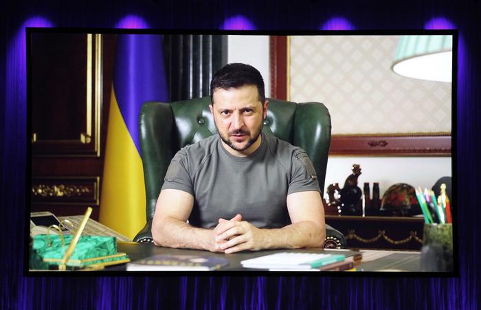 Volodymyr Zelensky portrait AFP