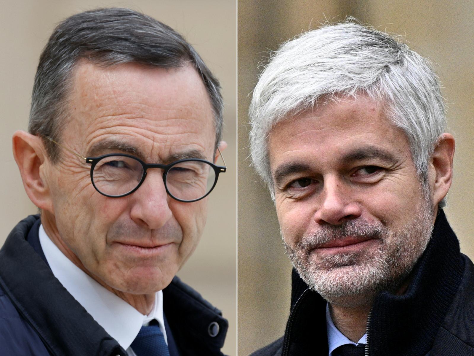 Bruno Retailleau et Laurent Wauquiez