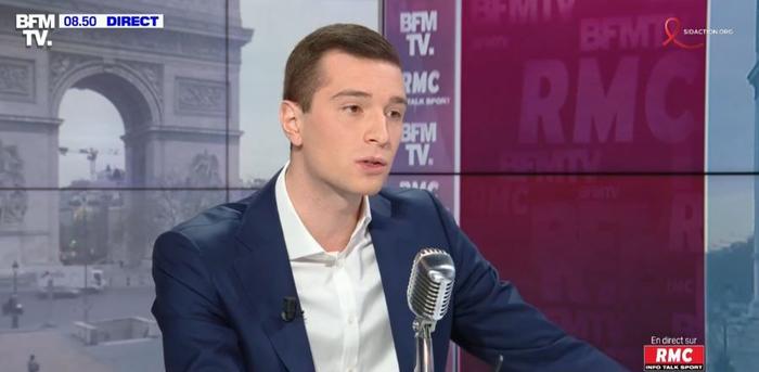Jordan Bardella RMC 26 mars