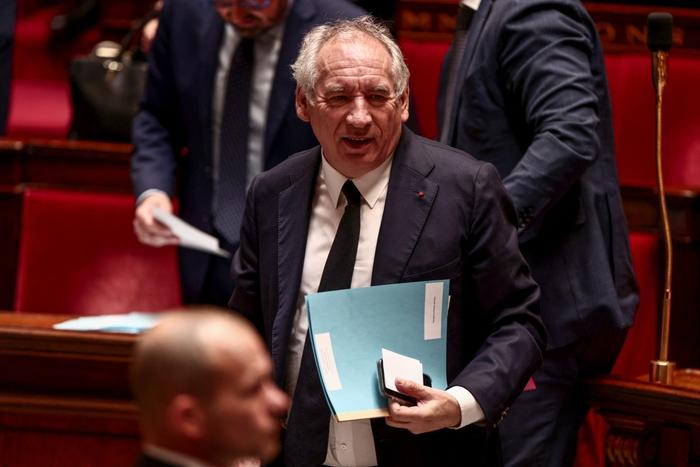 François Bayrou lors d'une séance de questions au gouvernement à l'Assemblée nationale, le 28 mai 2025.
