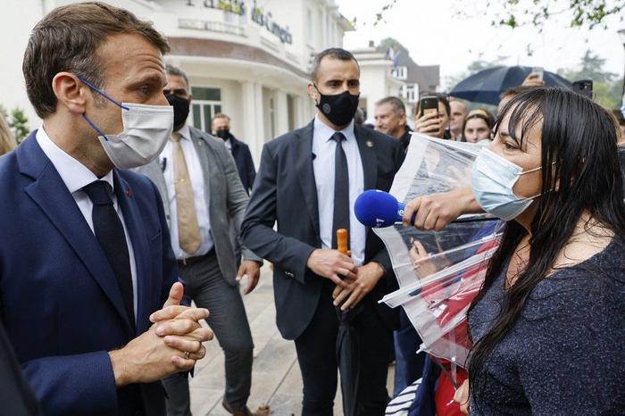 Emmanuel Macron Français AFP