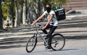 Uber Eats livreur vélo AFP