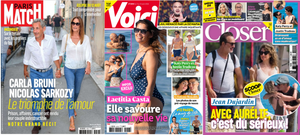 "Paris Match", "Voici" et "Closer".
