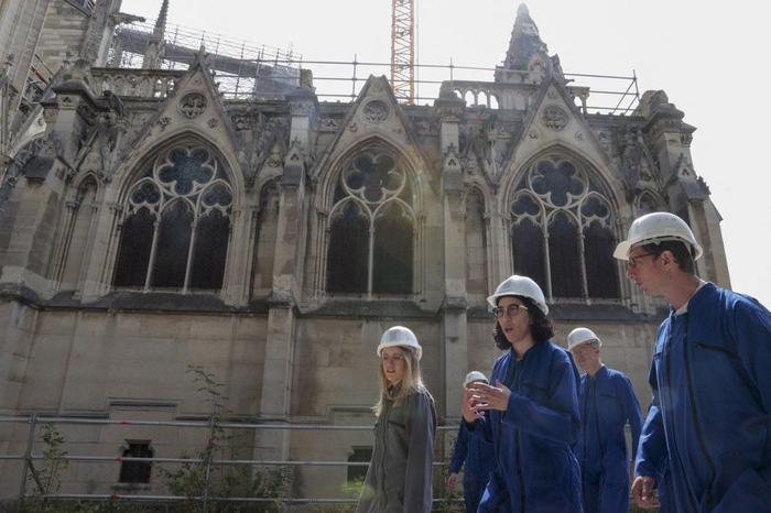 Notre-Dame de Paris chantier AFP