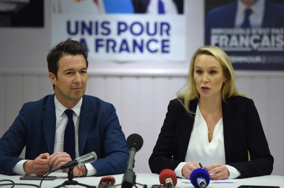 Marion Maréchal Guillaume Peltier AFP