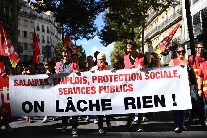 manifestation services publics - AFP