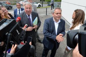 Xavier Bertrand Gérard Larcher AFP