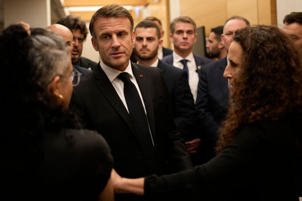 Emmanuel Macron Israël AFP