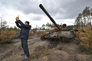 guerre en Ukraine smartphone AFP