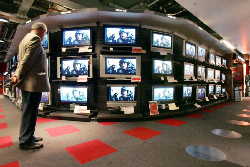 télévision magasin AFP