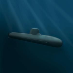 Un sous-marin militaire DCNS Shortfin Barracuda Block 1A, destiné au marché australien, image DCNS du 22 avril 2016
