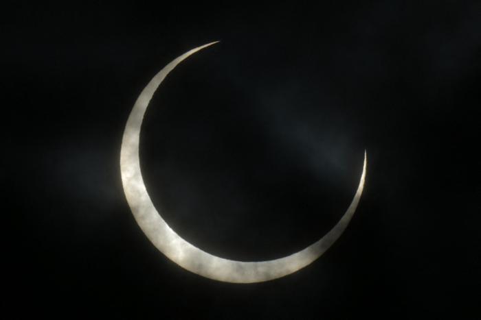 Une éclipse solaire, ici en Argentine, le 2 octobre 2024.