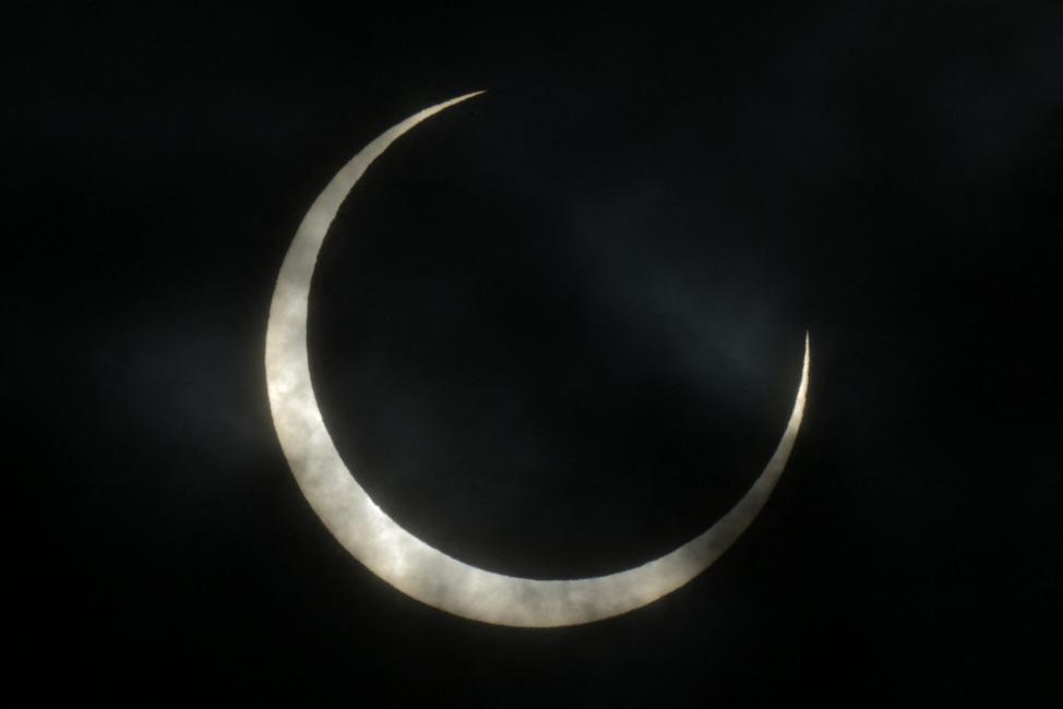 Une éclipse solaire, ici en Argentine, le 2 octobre 2024.