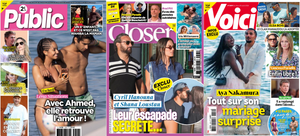 "Public", "Closer" et "Voici".