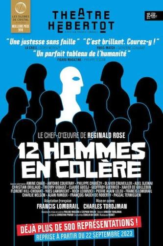La pièce 12 hommes en colère, de Reginald Rose, mise en scène de Charles Tordjam.