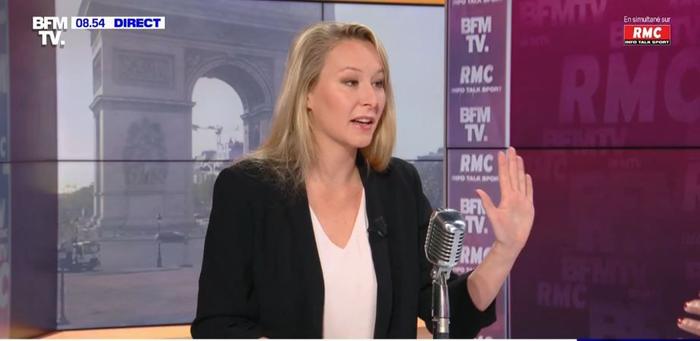 Marion Maréchal RMC BFMTV 29 avril