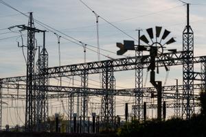 Poste de transformation électrique (illustration)