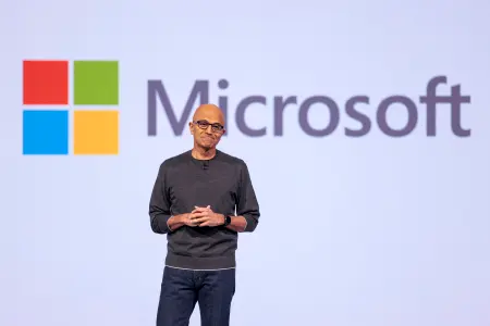 Le PDG de Microsoft, Satya Nadella, prend la parole lors de la conférence Microsoft Build 2025 à Seattle, dans l'État de Washington, le 19 mai 2025.