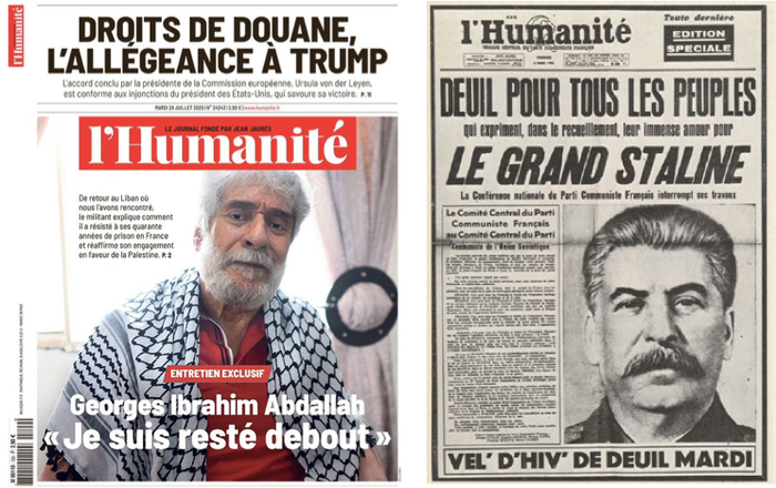 L'Humanité : les couvertures auxquelles vous n'avez pas échappé cette semaine...