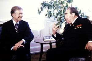 Jimmy Carter Léonid Bréjnev AFP