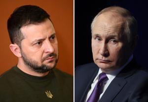 Volodymyr Zelensky Vladimir Poutine AFP