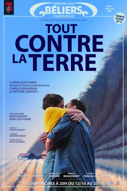 Tout contre la terre. Texte de Rémi Couturier. Inspiré de « Tu m’as laissée en vie » de Camille Beaurain et Antoine Jeandey