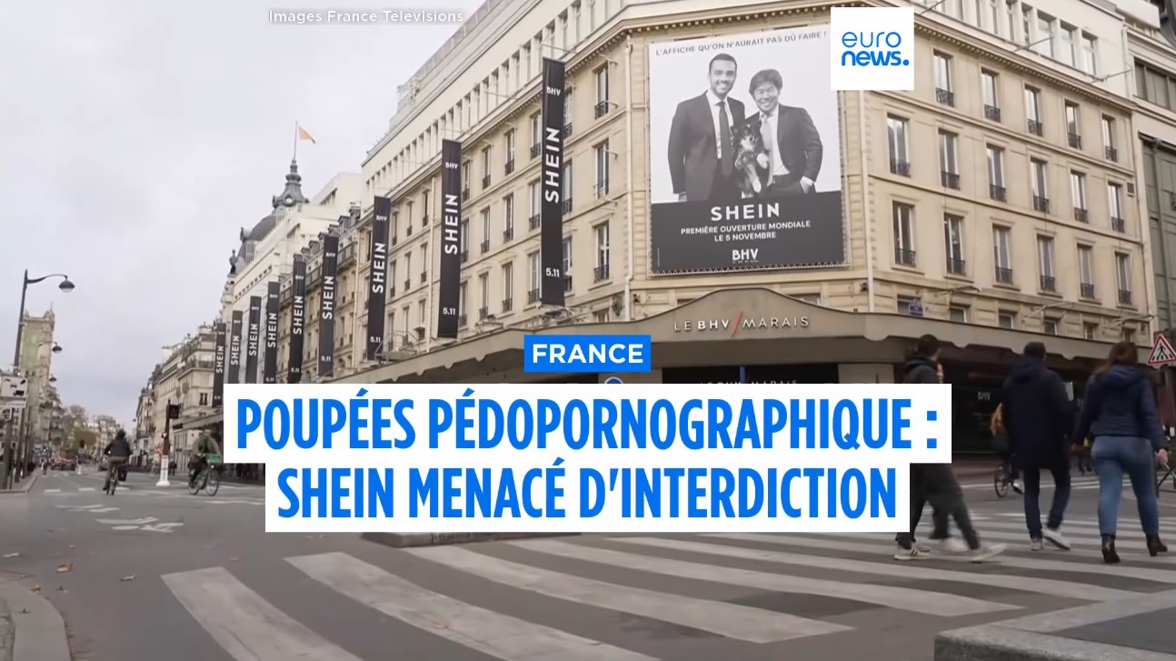 Shein menacé d'interdiction en France après la vente de poupées sexuelles d'apparence enfantine