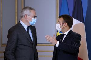 Bruno Le Maire Emmanuel Macron AFP