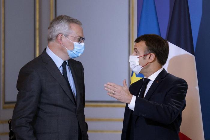 Bruno Le Maire Emmanuel Macron AFP