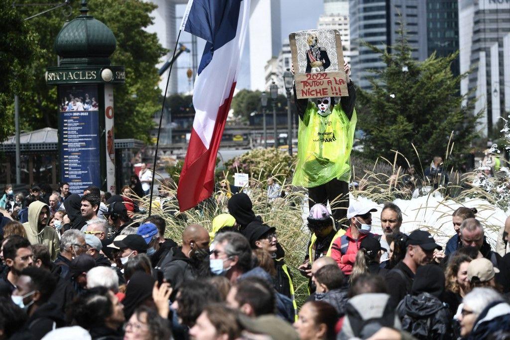 Manifestation Paris 7 Août 2021 - AFP