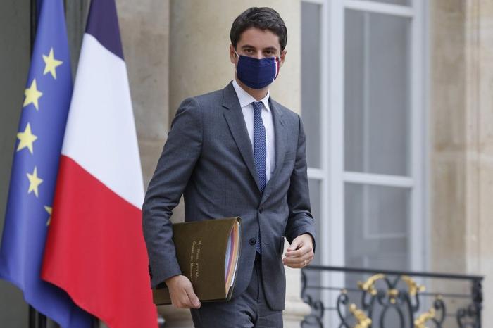 Gabriel Attal porte-praole du gouvernement AFP