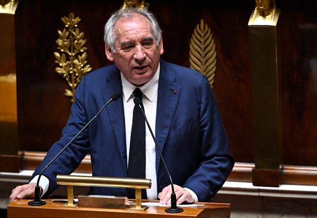 François Bayrou lors d'un discours à l'Assemblée nationale.