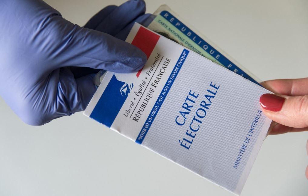 Covid-19 vote carte électorale AFP