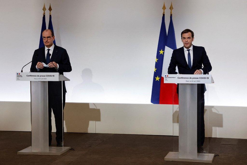 Castex Véran - AFP