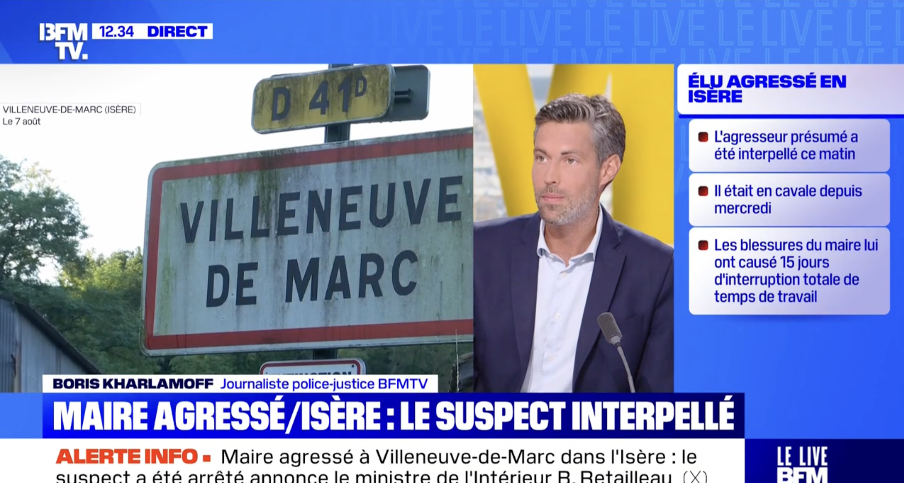 Agression du maire de Villeneuve-de-Marc: un homme interpellé et placé en garde à vue