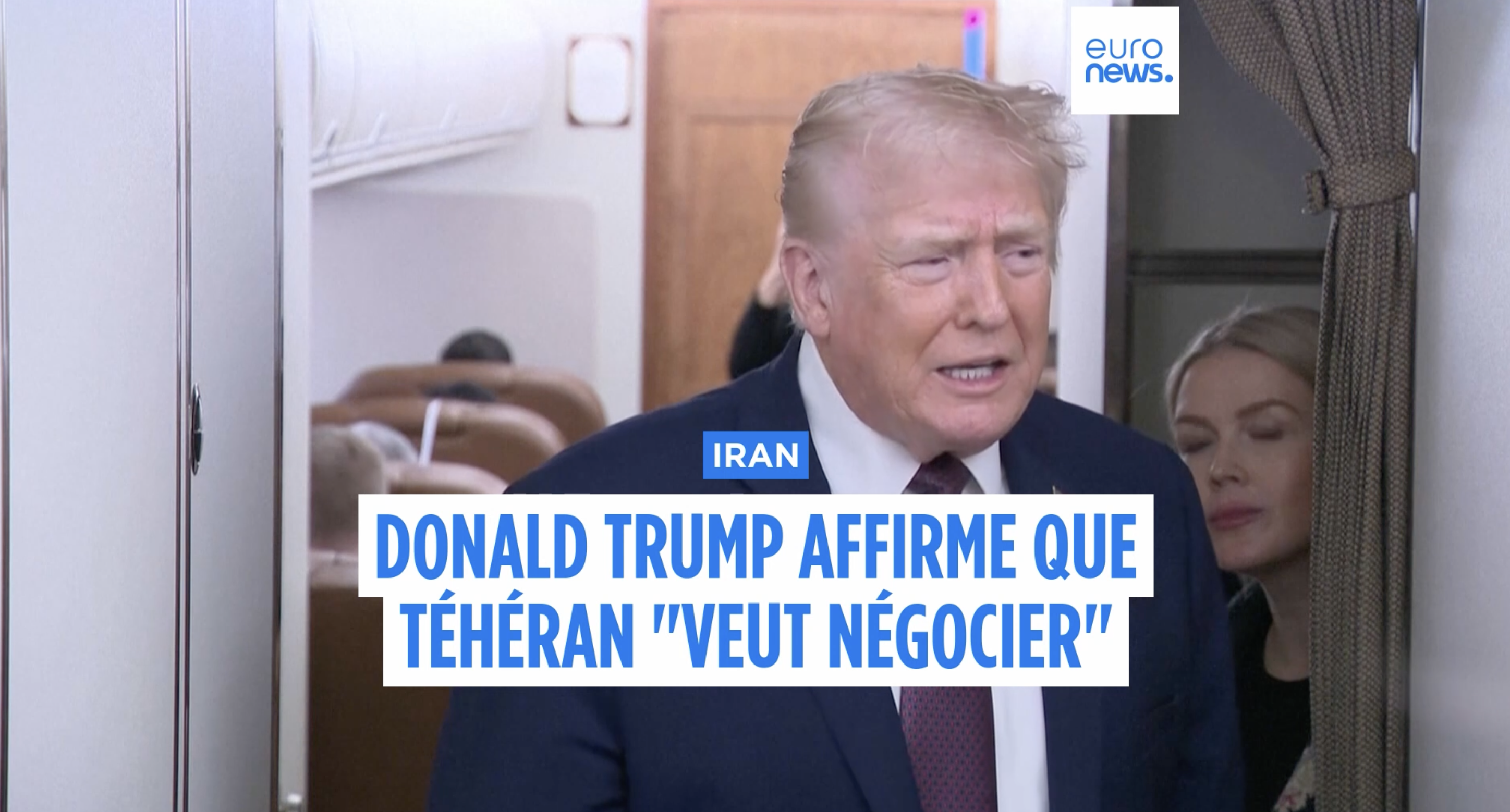 L'Iran « veut négocier », déclare Donald Trump suite à ses menaces d’intervention