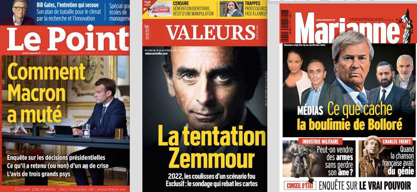 Revue de presse des hebdos 18 février