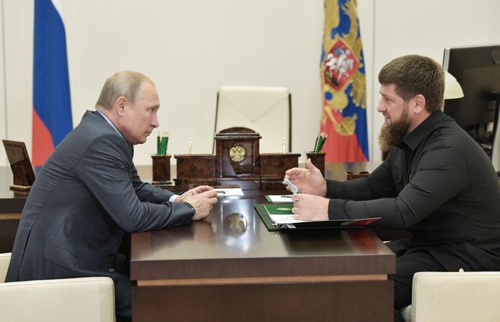 Vladimir Poutine Kadyrov AFP