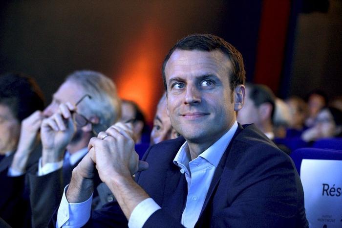 Emmanuel Macron portrait AFP