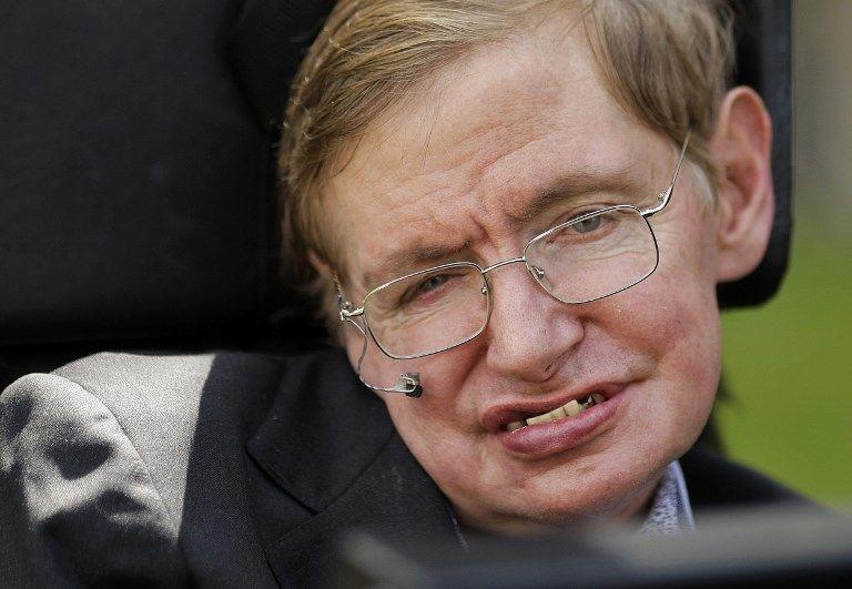 Le scientifique Stephen Hawking.