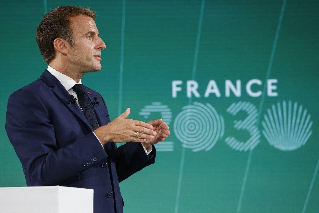 Emmanuel Macron France 2030 AFP