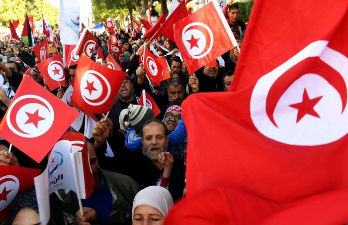 Tunisie drapeau AFP