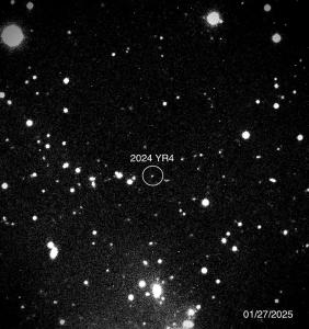 L'astéroïde 2024 YR4 est observé de près par les astronomes depuis un peu plus d'un mois.
