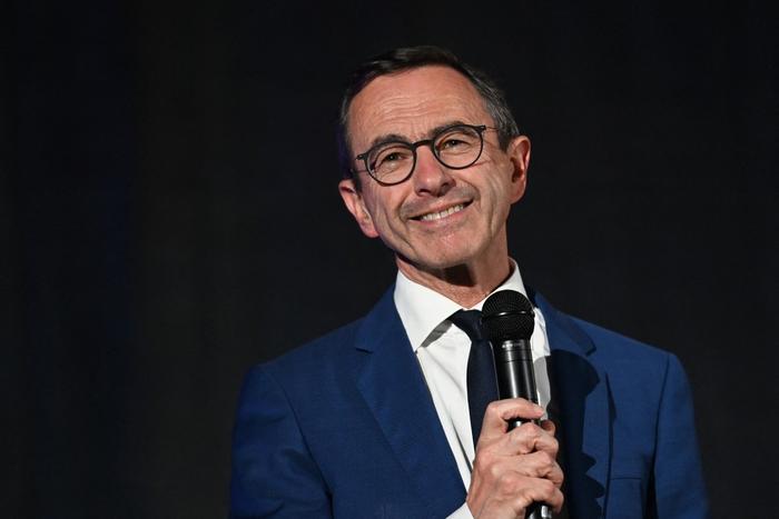 Bruno Retailleau lors d'un meeting public à Nîmes, le 16 mai 2025.