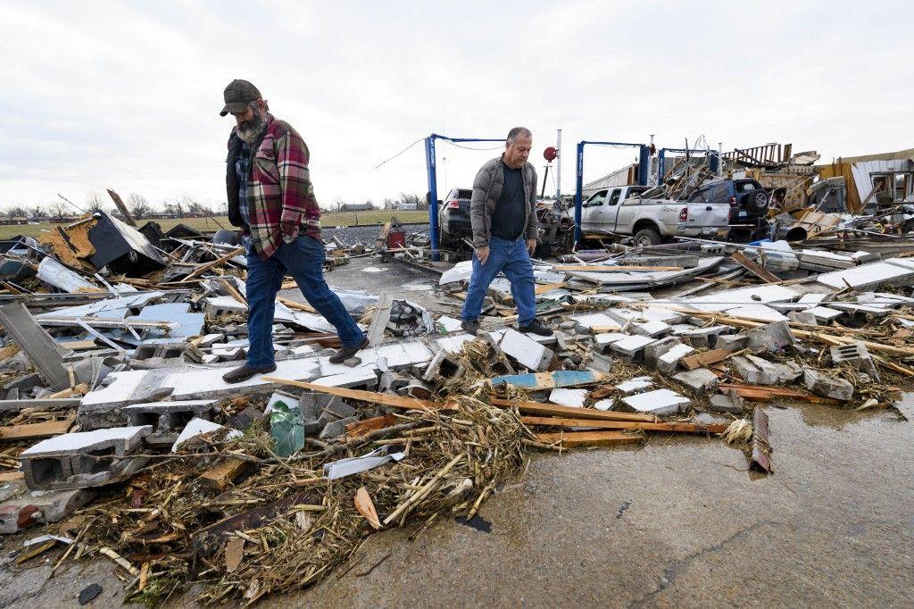 Mayfield Kentucky décembre 2021 AFP