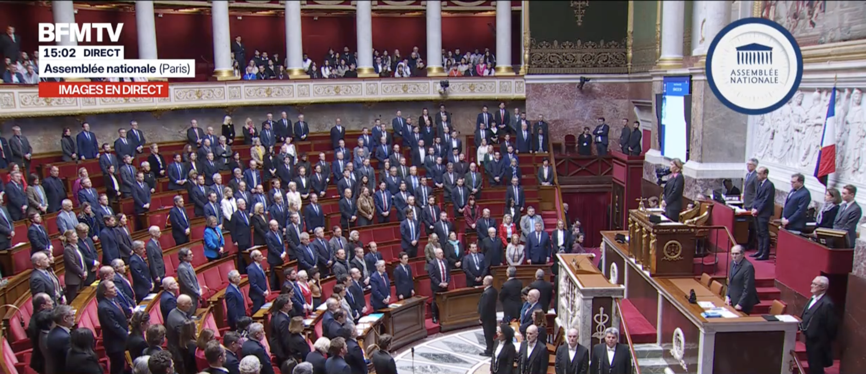 Mort de Quentin : une minute de silence observée à l'Assemblée nationale